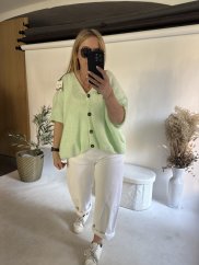 Vesta oversize vlnená-mint