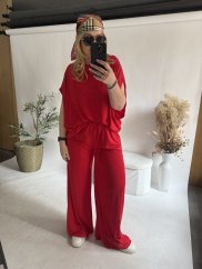 Set Pamy-dlouhé tričko-červený