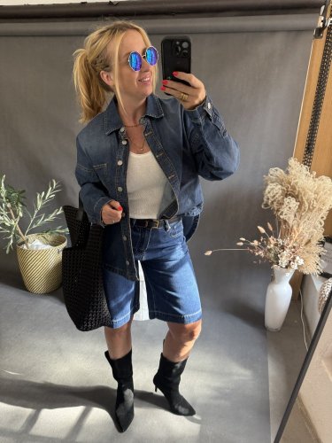 Džínová bunda/košile SUN-UNI velikost