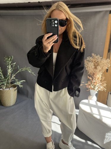 Kabátek Adéla-černý