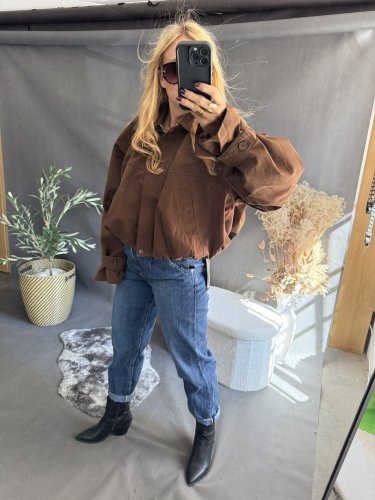 Bomber Mochy -hnedý