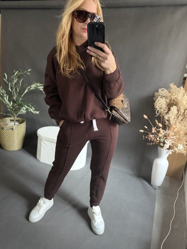 Súprava M-veľkosť UNI odporúčame na XS-L-hnedá