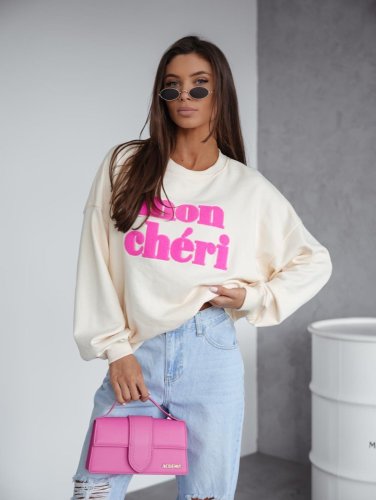 Mikina Mon Cheri-bílá