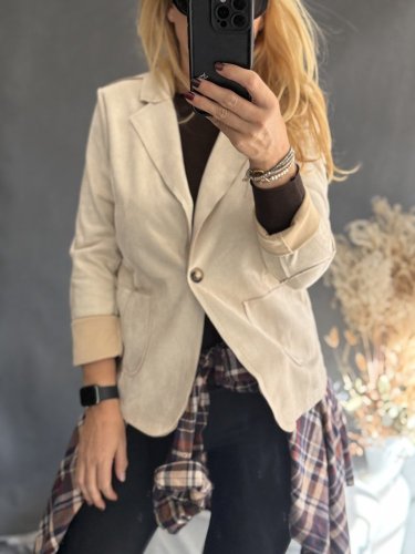 Sako Luisa velur-béžová