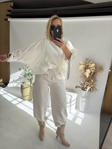 Halenka LUX UNI size-krémová