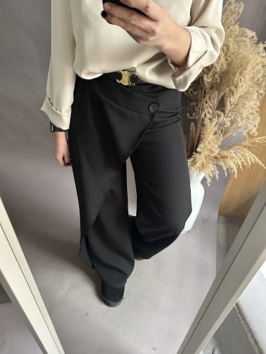 Elegantní asymetrické kalhoty Alore