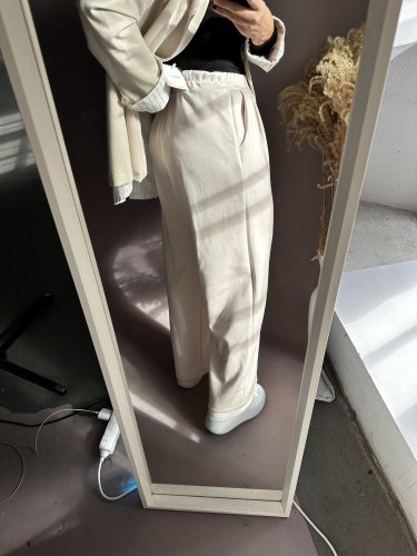 Nohavice Viskoza -béžové