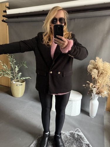 Sako Oversize zateplené černé