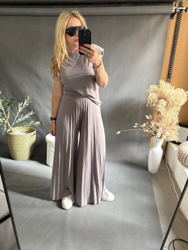 Set Moon 2-dlhé nohavice-mocca