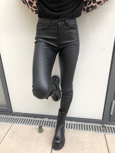 Kalhoty Leather push up - Velikost: XL