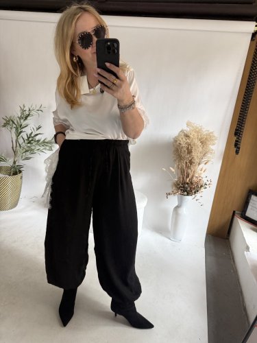 Kalhoty Chicca-černá