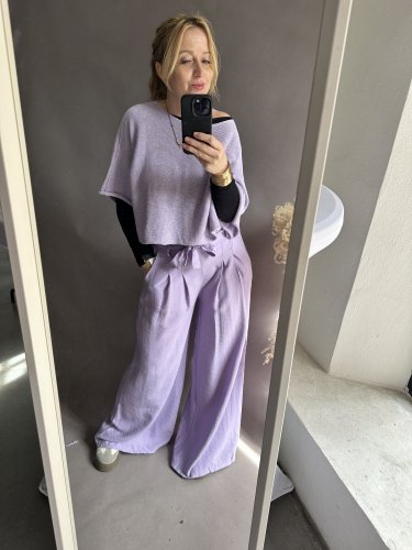 Spodnie Fashion-fialové