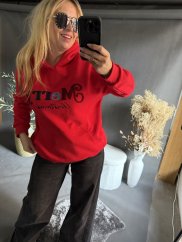 Mikina Merry Christmas-červená