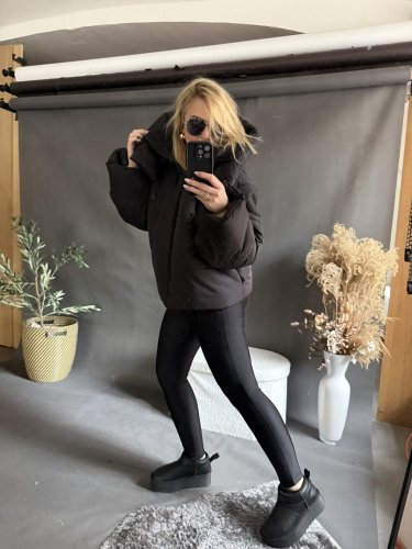 Bunda zimní premium krátká-černá