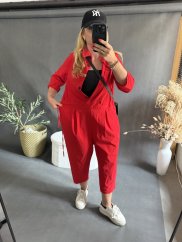 Overal Angel-UNI SIZE-čiervený