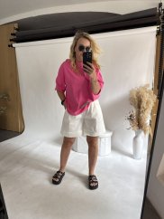 Tričko Lorene oversize-pink