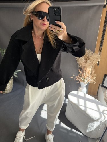 Kabátek Adéla-černý