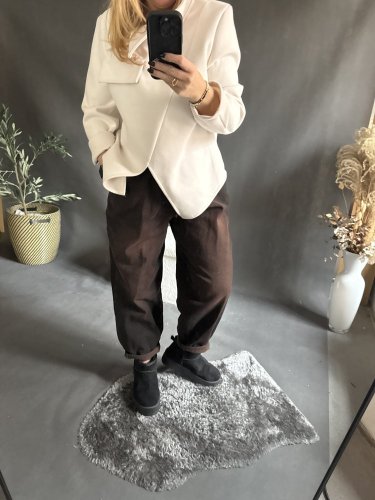 Džínové kalhoty Sun-UNI velikost-hnědé