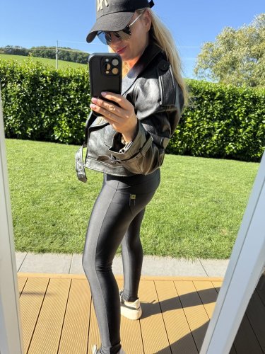 Křivák koženkový Evil-černá