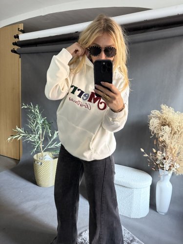 Mikina Merry Christmas-bílá