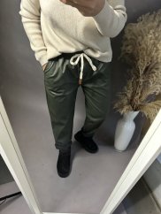 Teplákové nohavice NOS-Zelené-UNI SIZE