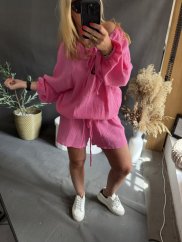 Overal mušelin Gusto-pink