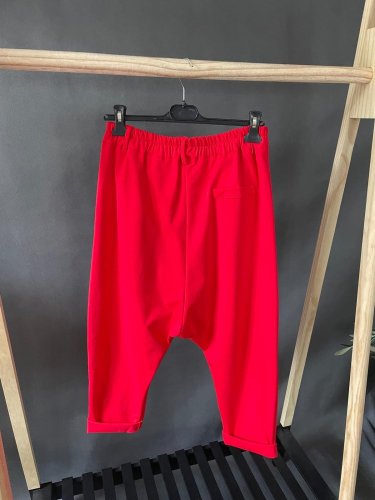 Nohavice SUN bez gombíka do 3XL červené