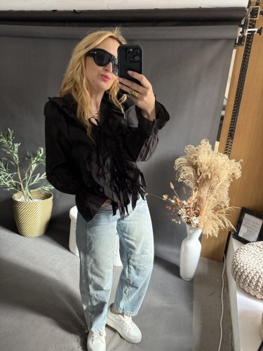 košeľa Leni-čierná