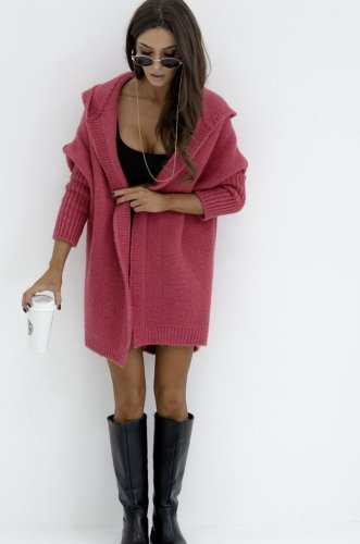 Cardigan Sempre-růžový