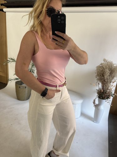 Tielko široké ramienka-pink