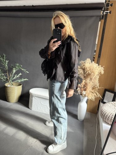 košeľa Leni-čierná