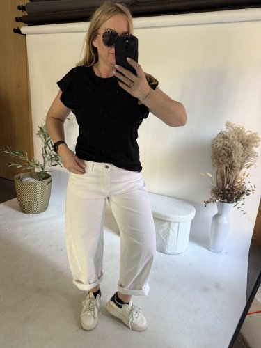 Tričko basic bavlněné-XS-L-černé