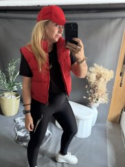 Vesta Crop S/M a L/XL-červená