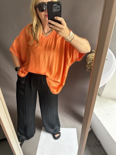 Bluza Liame-UNI SIZE na XS-XL oranžová