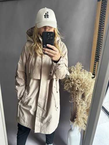 Kabát Bryan-béžový-velikosti S-XL