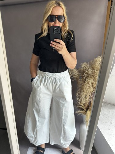 Nohavice široký strih SUN-UNI veľkosť-bielá