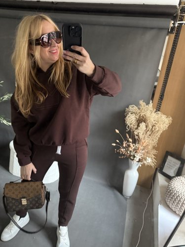 Súprava M-veľkosť UNI odporúčame na XS-L-hnedá