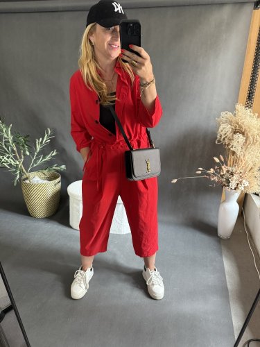 Overal Angel-UNI SIZE-čiervený