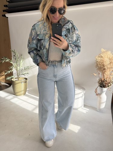 Džínsy Vanilla-modré