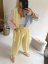 Nohavice Flowy hariem-yellow