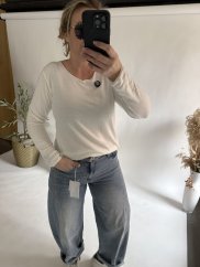 Svetr lehký Diana-bílá