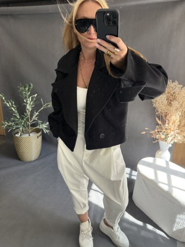 Kabátek Adéla-černý