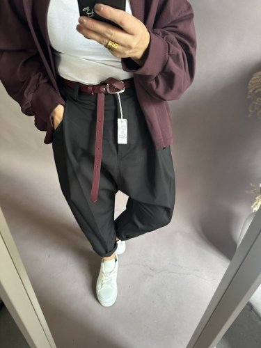 Kardigan bavlněná Aura-bordeaux