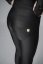 BODYSLIM LEGÍNY S PROŠITÍM - ČERNÁ - Velikost: XL