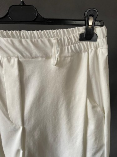 Nohavice SUN bez gombíka do 3XL biele