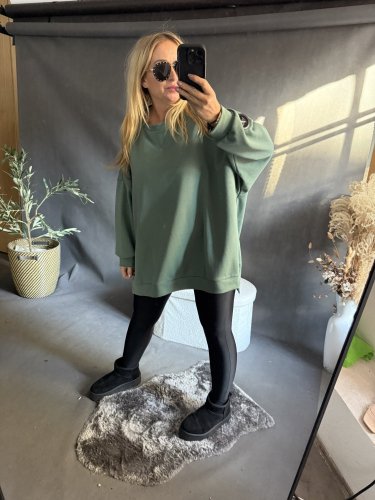 Mikina Ultimate-olivově zelená