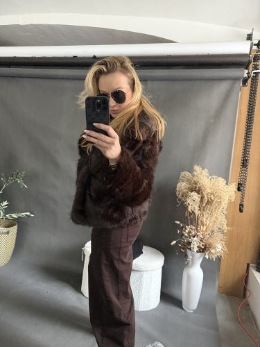 Kožúšok Stella-hnedý