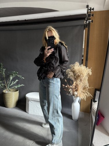 košeľa Leni-čierná