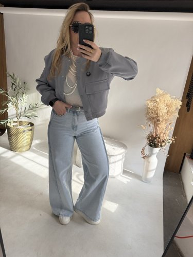 Džínsy Vanilla-modré