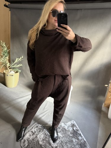Set mikina a nohavice SUN-hnedá